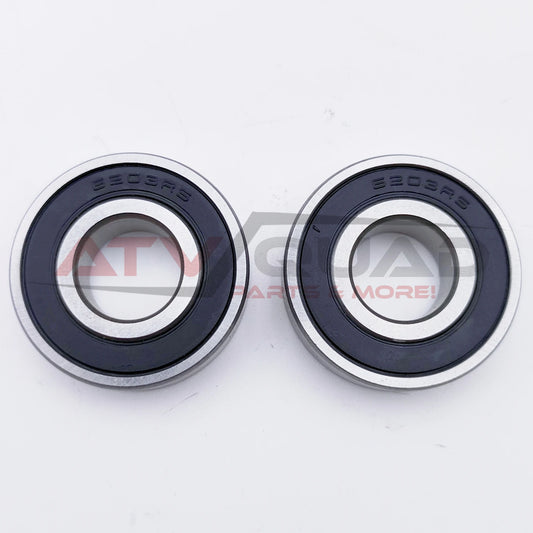 2PCS Bearing 6203RS for Yamaha ATV Grizzly 700 Kodiak 700 YFM700