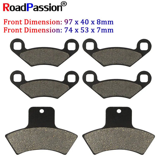 Motorcycle Parts Front Rear Brake Pads Disks For POLARIS ATV Trail