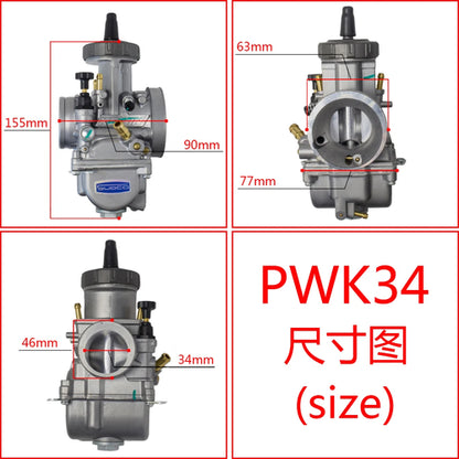 Motorcycle KEIHIN PWK Carburetor 33 34 35 36 38 40 42mm Racing Parts