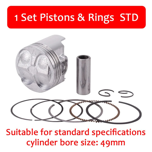 CVK Engine Cylinder Part Piston and Piston Rings Kits For SUZUKI