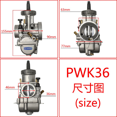 Motorcycle KEIHIN PWK Carburetor 33 34 35 36 38 40 42mm Racing Parts