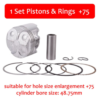 CVK Engine Parts Pistons Rings 48MM STD Standard +25 +50 +75 Cylinder