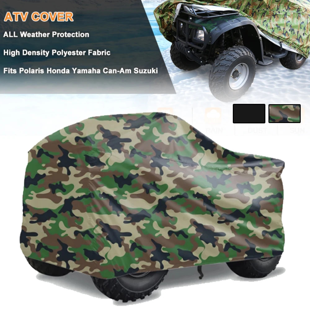 Waterproof Motorcycle Cover Case Quad Bike ATV Vehicle Beach