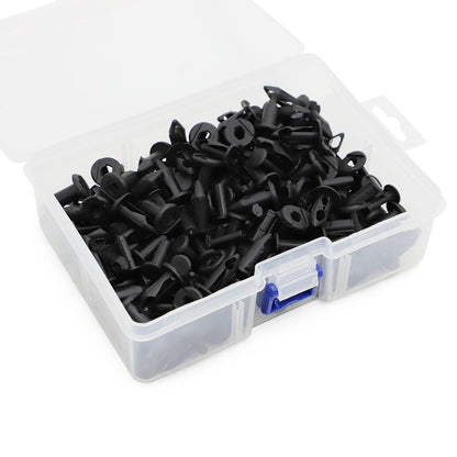 120PCS  Nylon Fender Clips/Body Rivets W/ Remover For Polaris Ranger