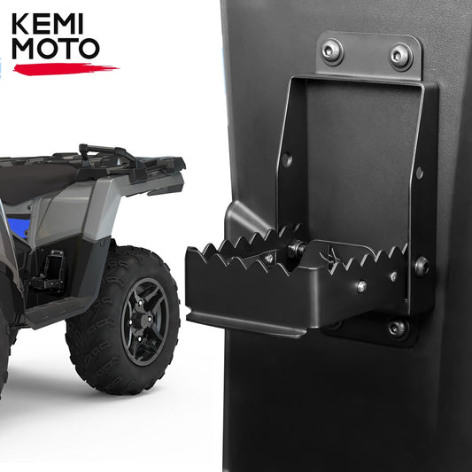 KEMIMOTO Universal ATV Rear Passengers Foot Rests Compatible with