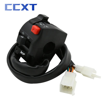 Motorcycle ATV Far Near Light Switch Light Button Turn Signal Horn