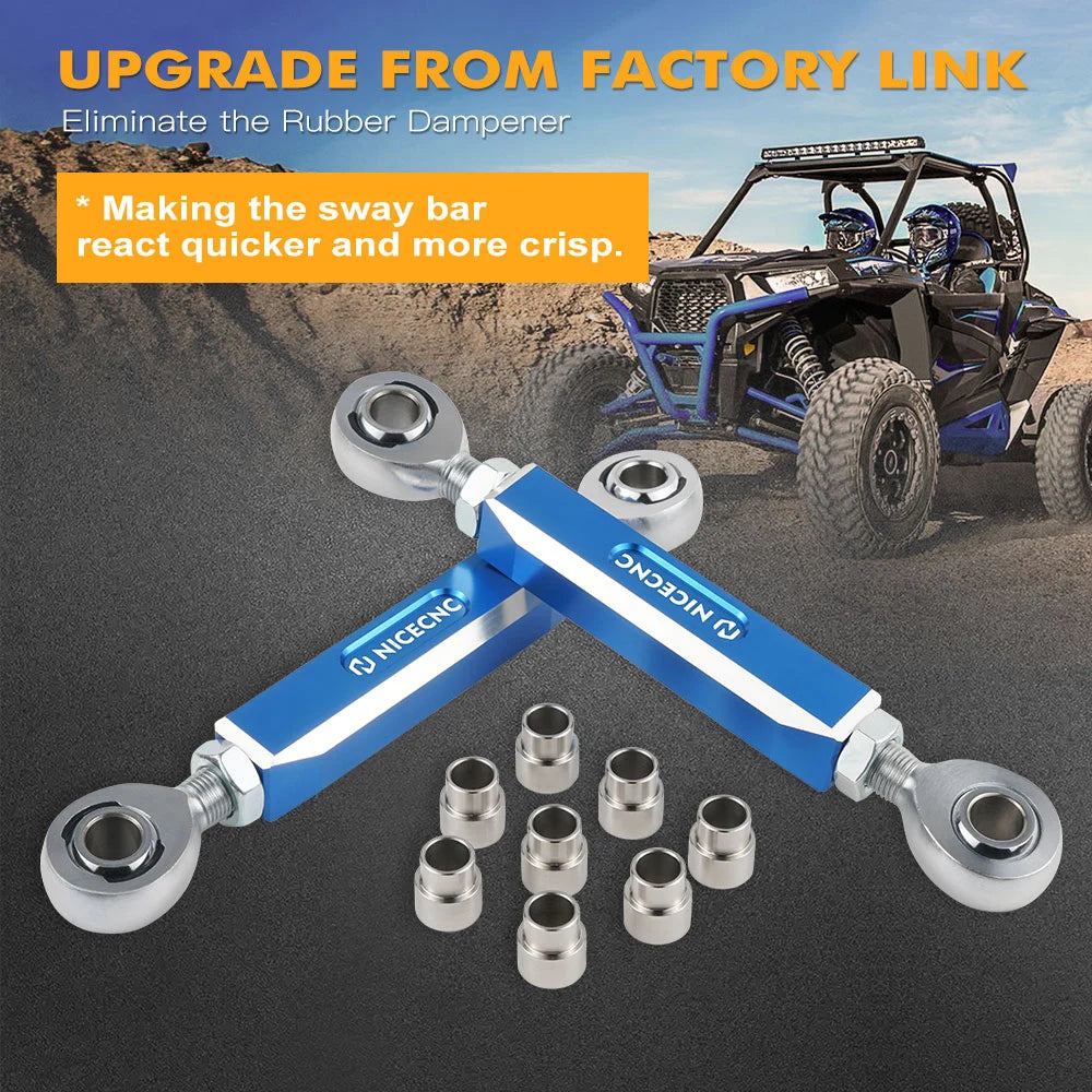 For RZR XP 1000 Front & Rear Sway Bar Link Kit for Polaris RZR XP 4