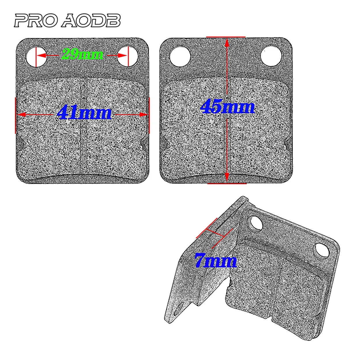 High-Quality Motorcycle Front Brake Pads For YAMAHA ATV Bruin Big Bear