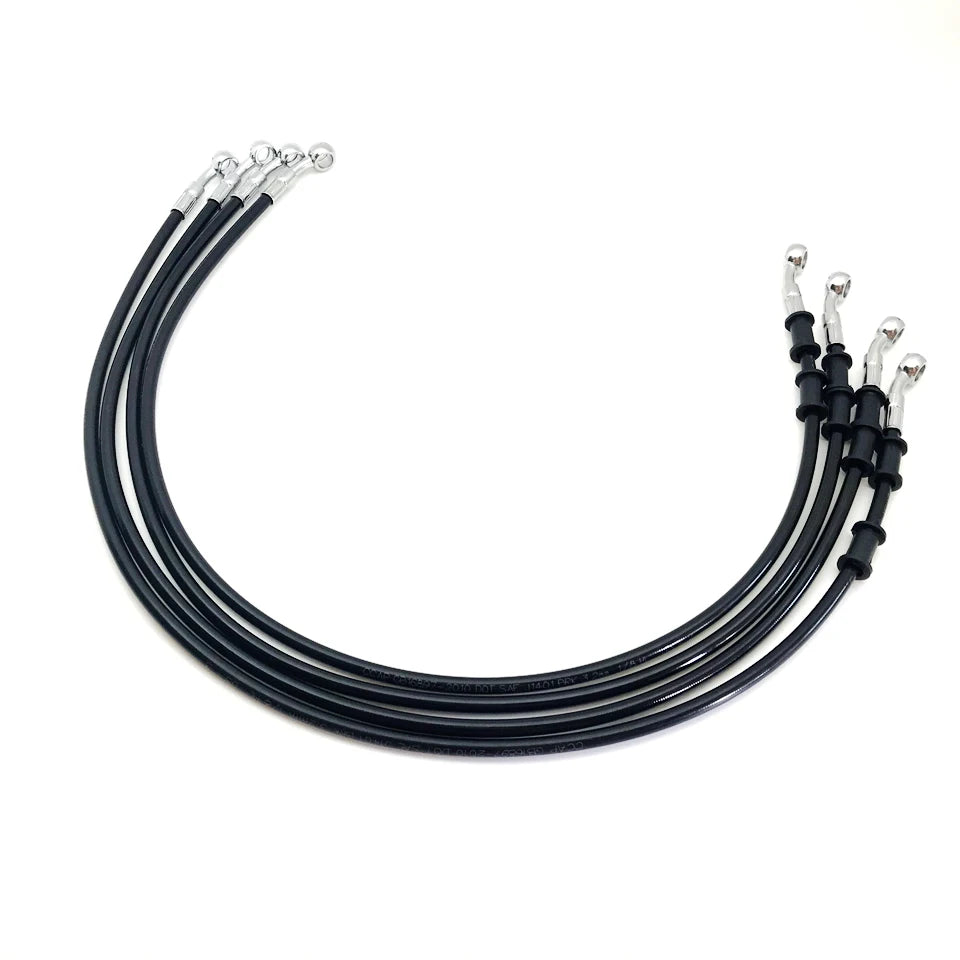 28 degre Black 400 To 2200mm Hydraulic Brake Hose DOT oil Pipe Line