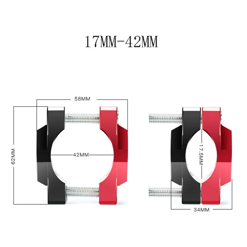 32mm/42mm/54mm Universal Motorcycle Handlebar Clamp Stent Bracket