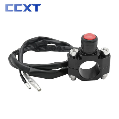 Motorcycle CNC Switch Start Stop Kill Switch Momentary Push Button