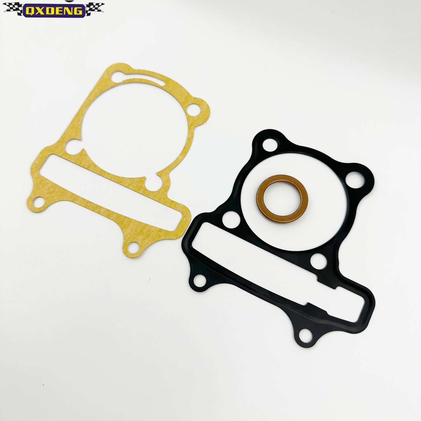 Motorbike cylinder kit piston ring assembly upper and lower gasket