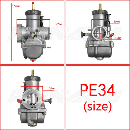 Motorcycle KEIHIN PWK Carburetor 33 34 35 36 38 40 42mm Racing Parts