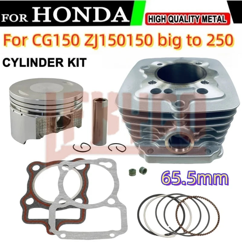 Motorcycle Accessory 65.5mm Engine Part Cylinder Kit 150CC Big to