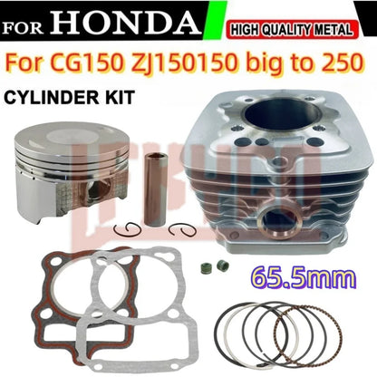 Motorcycle Accessory 65.5mm Engine Part Cylinder Kit 150CC Big to