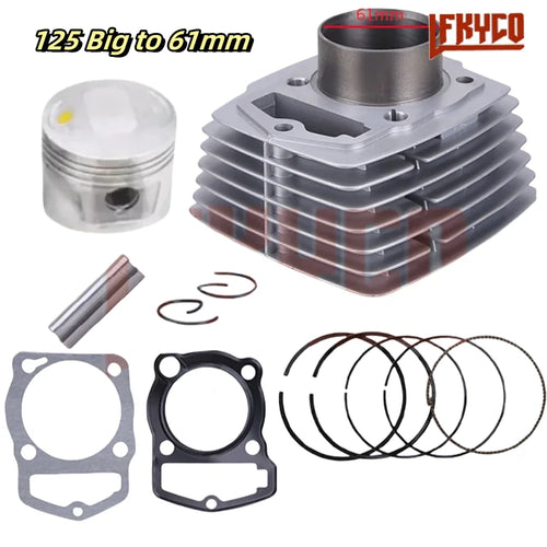 61mm Big Bore for Motorcycle Cylinder Piston Rings Kit for Honda