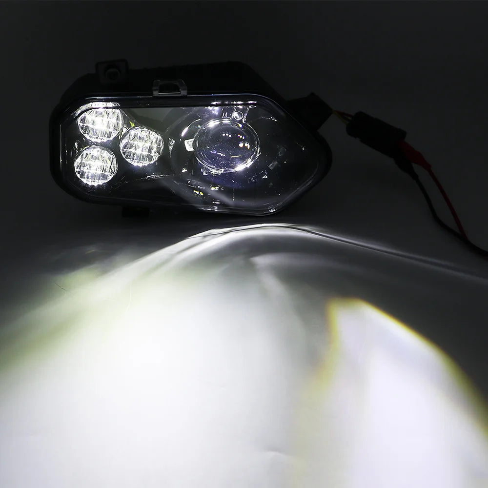 2Pcs Polaris ATV LED Headlight High Low For 2012-2013 Polaris RZR S