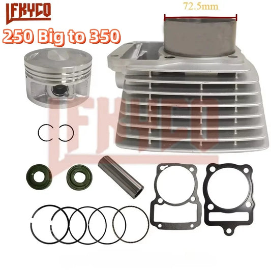 Motorcycle Accessories 72.5mm Engine Parts Cylinder Piston Kit 350CC