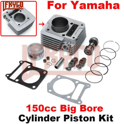 Motorcycle Accessories 57.4mm Engine Parts Cylinder Kit 125CC Big Bore