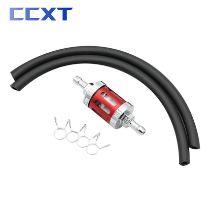 8mm 0.31" Motorcycle CNC Aluminum Glass Gas Fuel Gasoline Fuel Hose