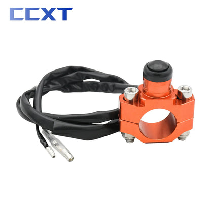 Motorcycle CNC Switch Start Stop Kill Switch Momentary Push Button