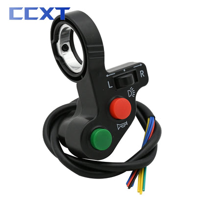 Motorcycle ATV Scooter Turn Signal Light Switch Horn Indicator