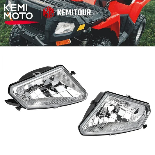 KEMIMOTO ATV Left Right Headlights Assembly Cover Compatible with