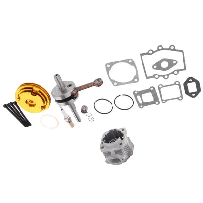 44mm Big Bore Top End Cylinder Rebuild Kit Piston for 49cc 2-Stroke