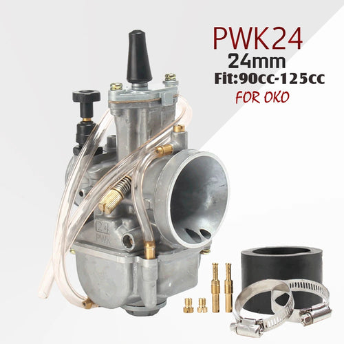 For OKO Dirt Bike ATV DIO JOG 2T 4T Motorcycle Carburetor PWK 21 24 26