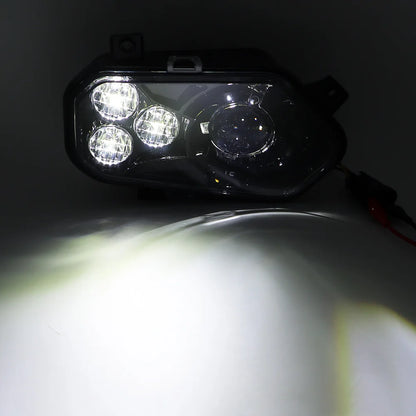 2Pcs Polaris ATV LED Headlight High Low For 2012-2013 Polaris RZR S