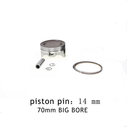 Motorcycle 70mm Big Bore Piston Ring  Kit For HONDA XR150 CBF150