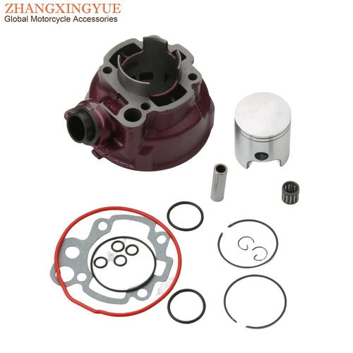 Motorcycle AM6 49mm 90cc Big Bore Cylinder Kit For Yamaha DT50 Enduro