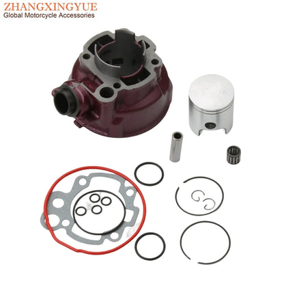 Motorcycle AM6 49mm 90cc Big Bore Cylinder Kit For Yamaha DT50 Enduro