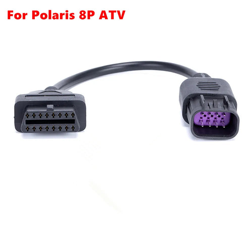 OBD2 Motorcycle Diagnostic Cable For Polaris 8Pin ATV For Bombardier