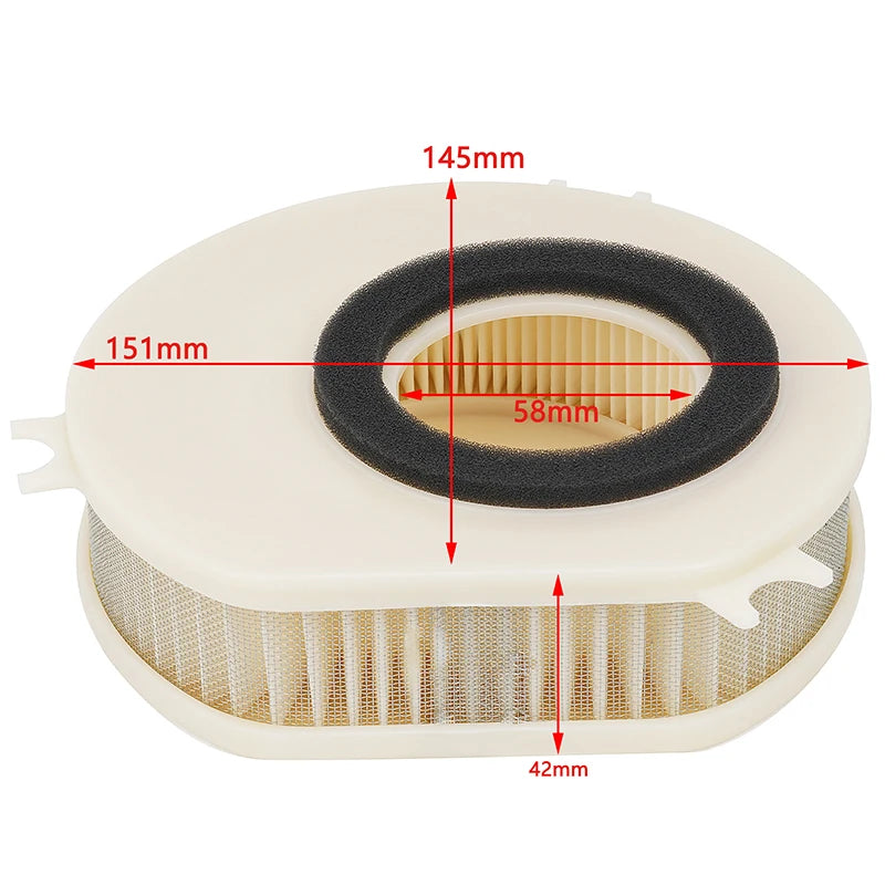 Motorcycle Parts Air Filter For YAMAHA V-Star 1100 XVS1100 Custom With