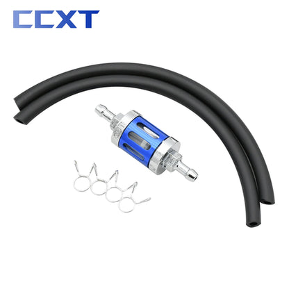 8mm 0.31" Motorcycle CNC Aluminum Glass Gas Fuel Gasoline Fuel Hose