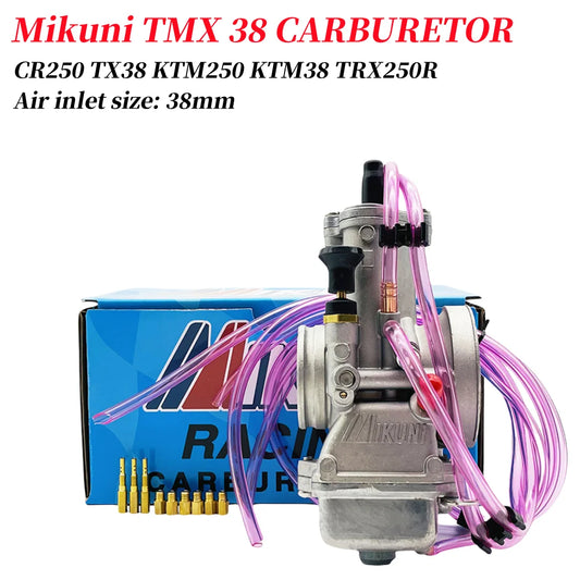 Motorcycle Carburetor MIKUNI TX38 38MM 2T Stroke Motocross 200-350cc