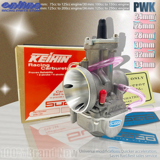 PWK 24 26 28 30 32 34mm With Power Jet Racing Motorcycle Carburetor