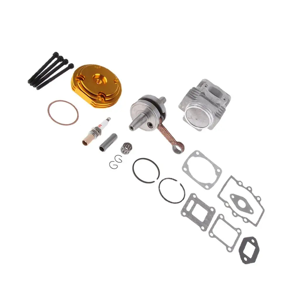 44mm Big Bore Top End Cylinder Rebuild Kit Piston for 49cc 2-Stroke