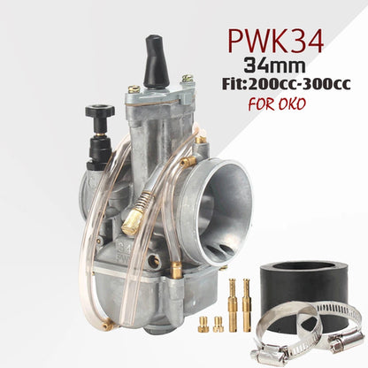 For OKO Dirt Bike ATV DIO JOG 2T 4T Motorcycle Carburetor PWK 21 24 26