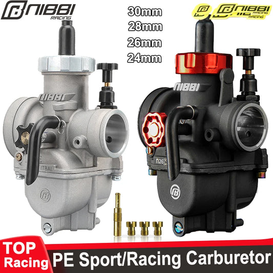 NIBBI PE 24/26/28/30mm Carburetor Motorcycle 2T 4T Engine Carburetors