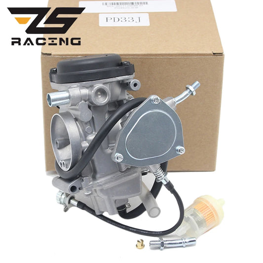 ZS Racing 33mm PD33J Motorcycle Carburetor ATV Engine Carb for Yamaha