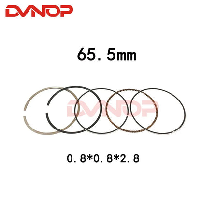 65.5mm Big Bore Motorcycle Piston Ring  Kit For For CG150 CG250 ZJ150