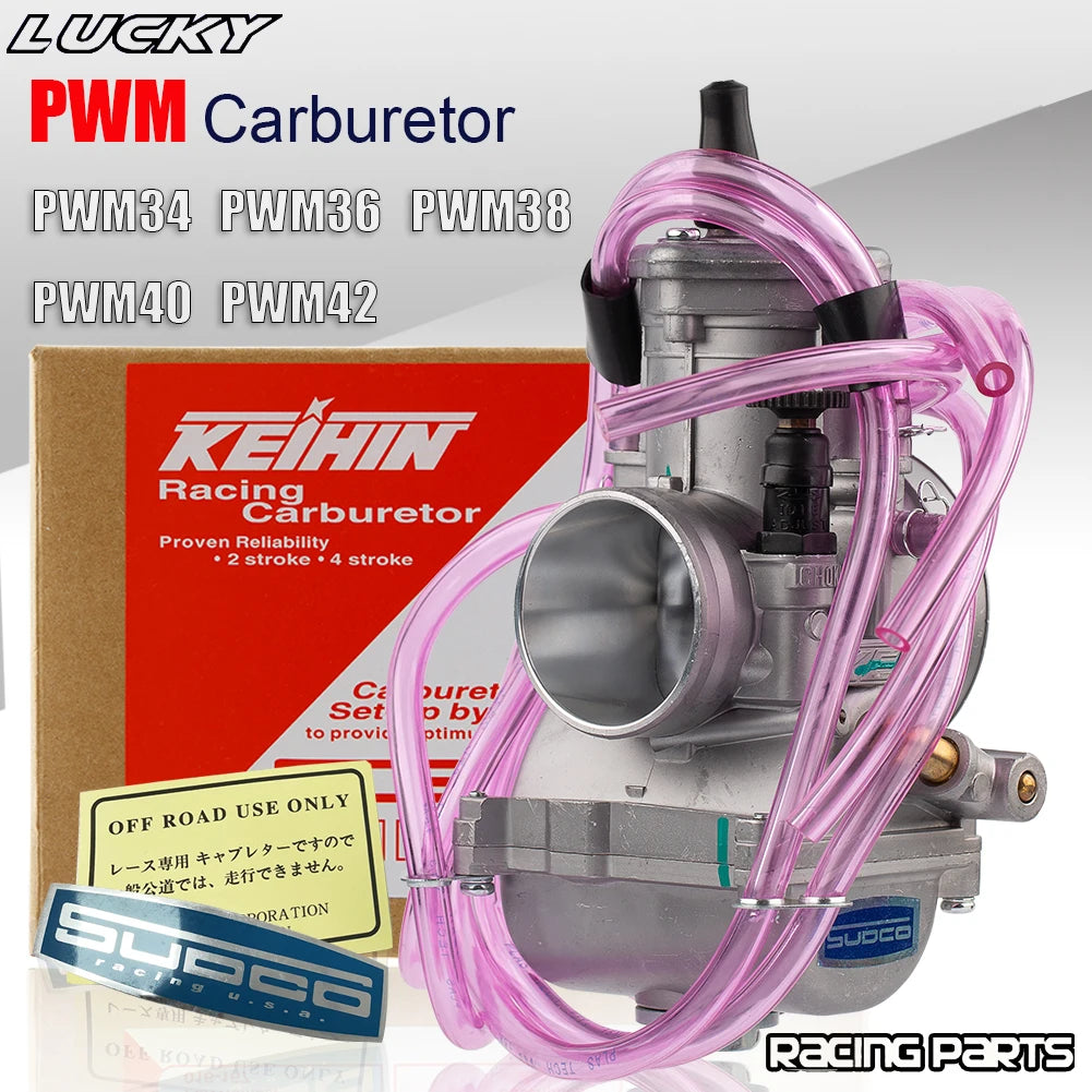 PWM 34 36 38 40 42mm For Keihin Carburetor Universal Shift Karts 2T