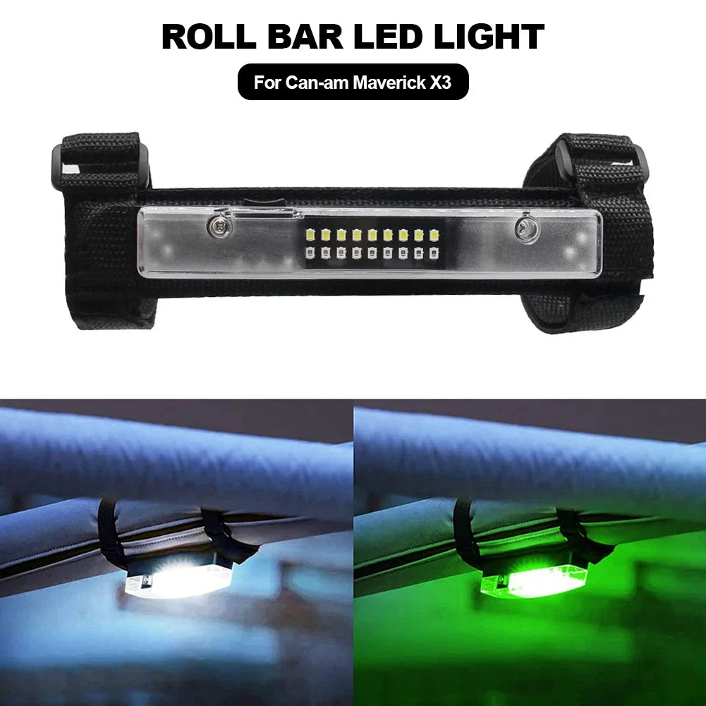 For Can-am Maverick X3 Universal Roll Bar LED Light UTV ATV For