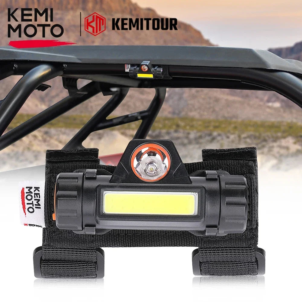 1.25-2.0" Roll Bar UTV ATV LED Light Compatible with Polaris RZR 800