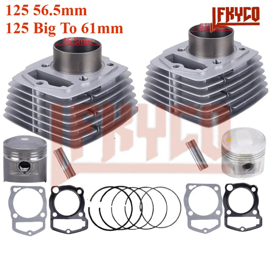 61mm Big Bore for Motorcycle Cylinder Piston Rings Kit for Honda