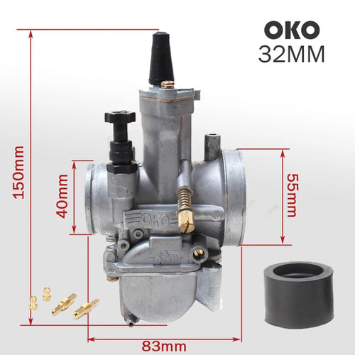 For OKO Dirt Bike ATV DIO JOG 2T 4T Motorcycle Carburetor PWK 21 24 26