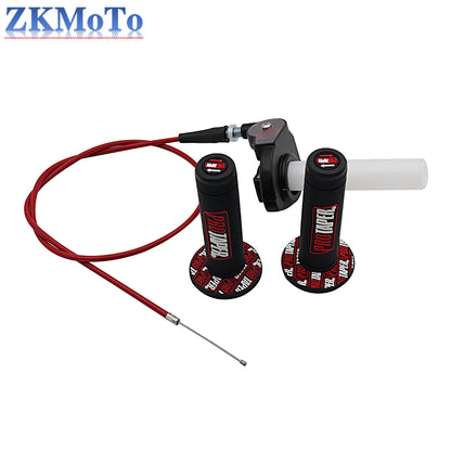 Motorcycle ATV 6 Color 980mm Throttle Cable Accelerator Throttle Crank