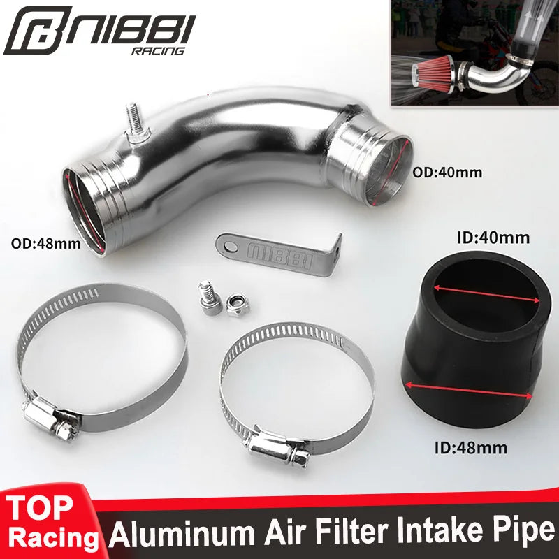 NIBBI Air Filter Intake Manifold ATV Scooter Cold Air Intake Elbow